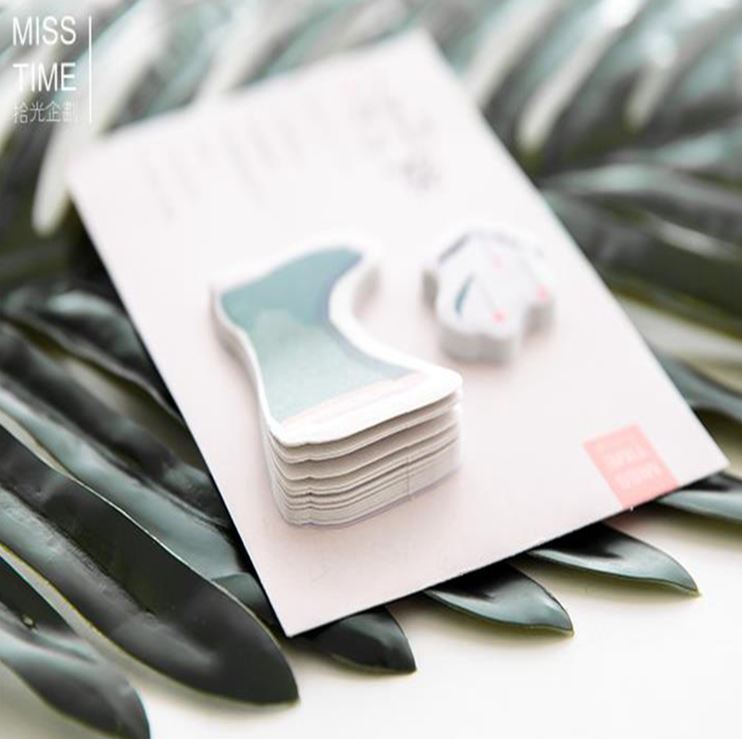 Miss Time Japanese Style Sticky Note Boots