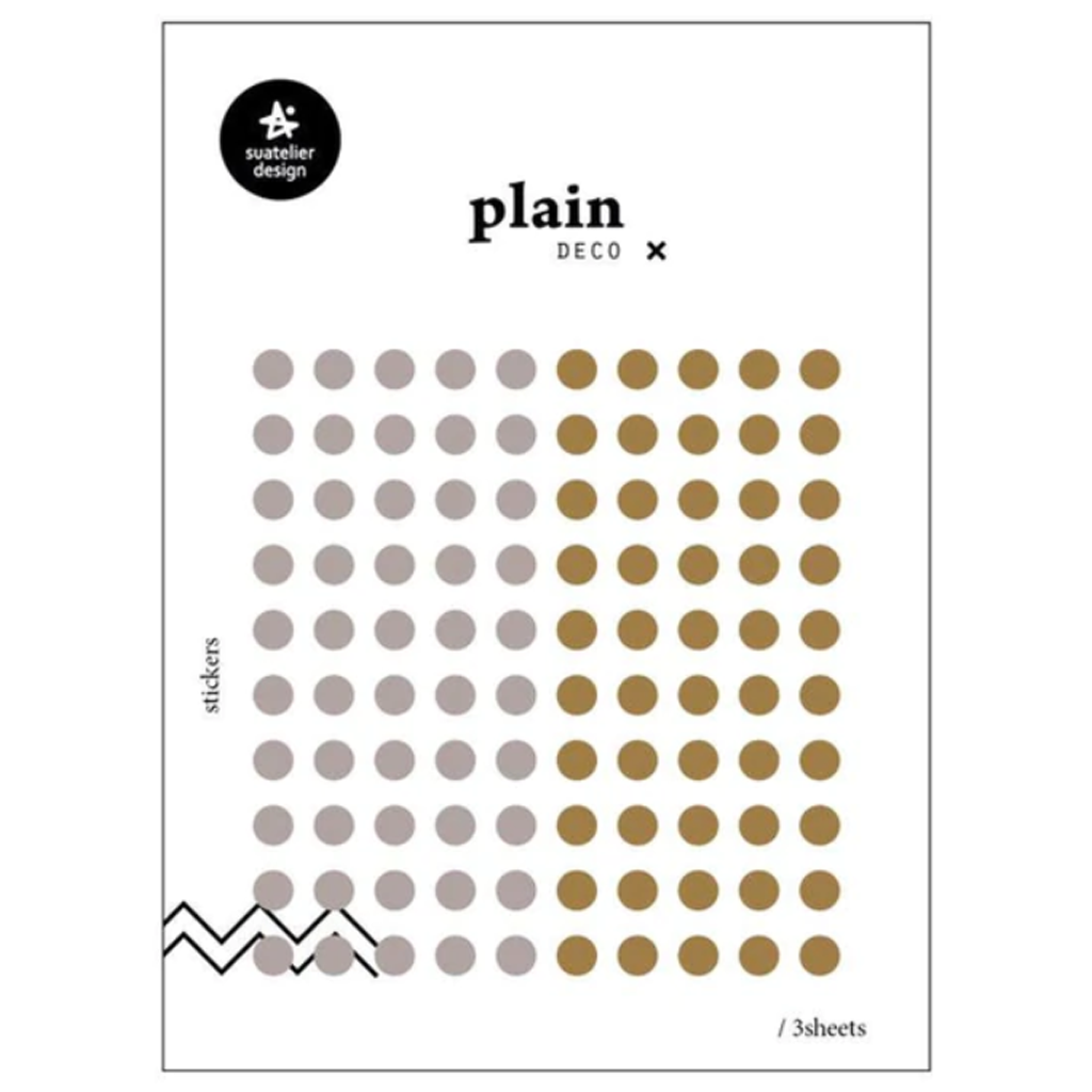Suatelier Plain Deco X Sticker Series