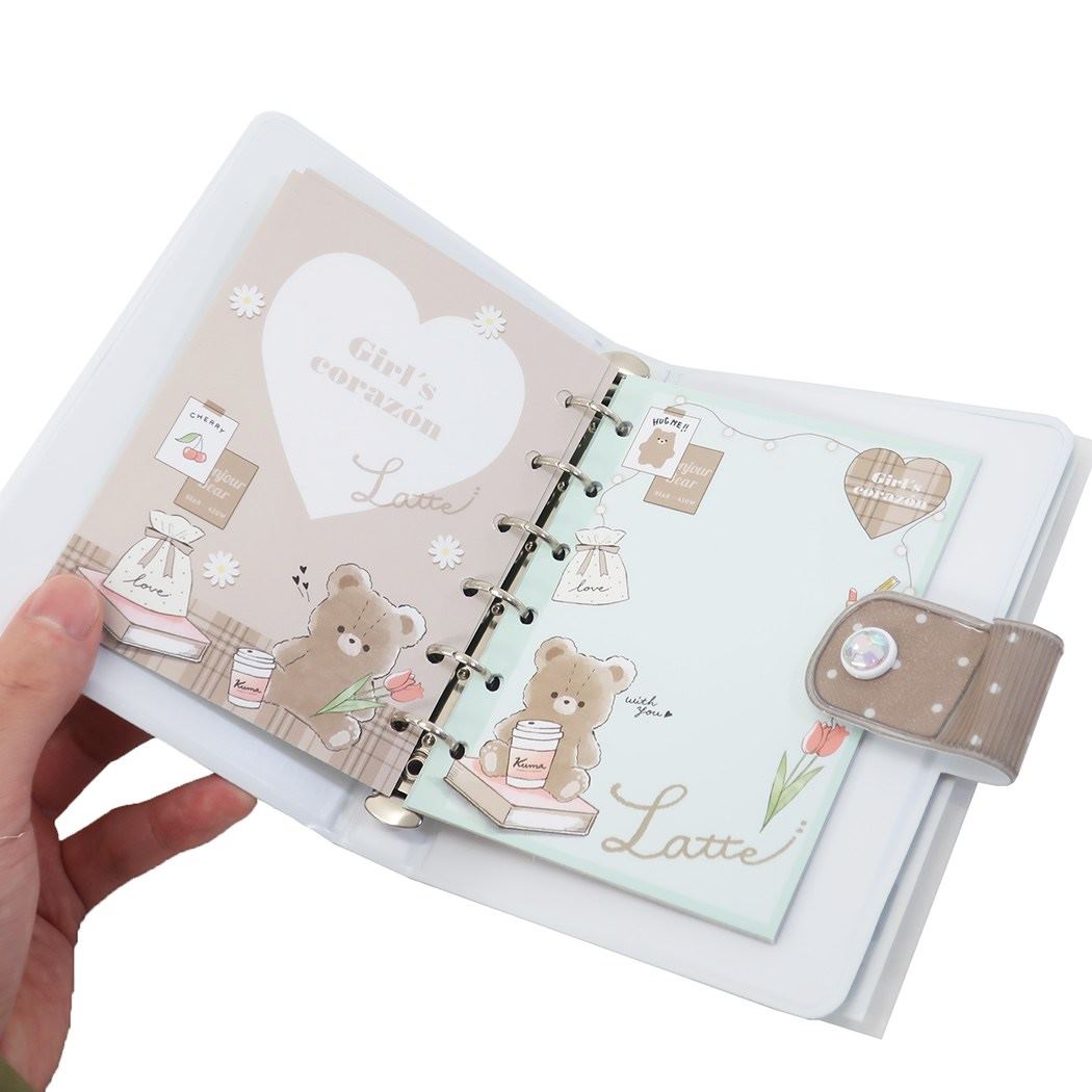 Seal Binder Girls Corazon Bear