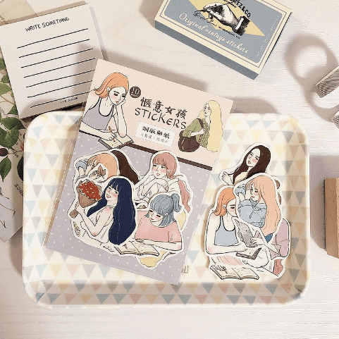 Starlululu Cozy Girl Sticker Set