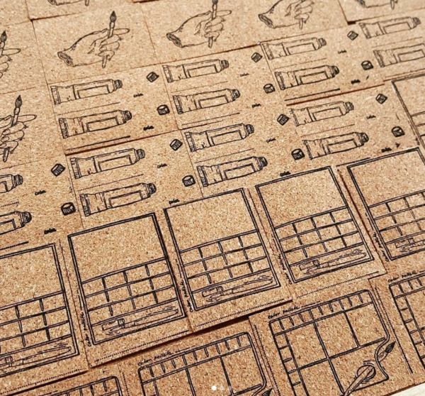 Kurukynki Basic Stationery Rubber Stamps