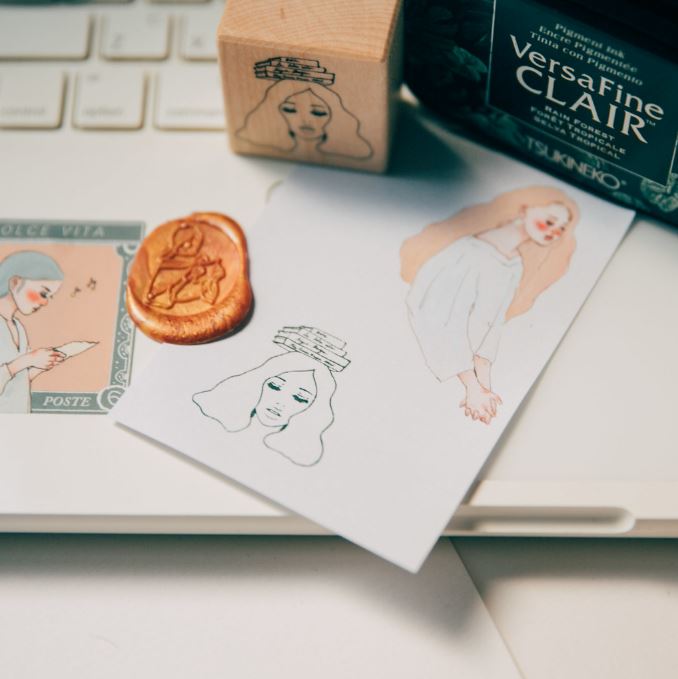 Stamp La Dolce Vita - Library Girl