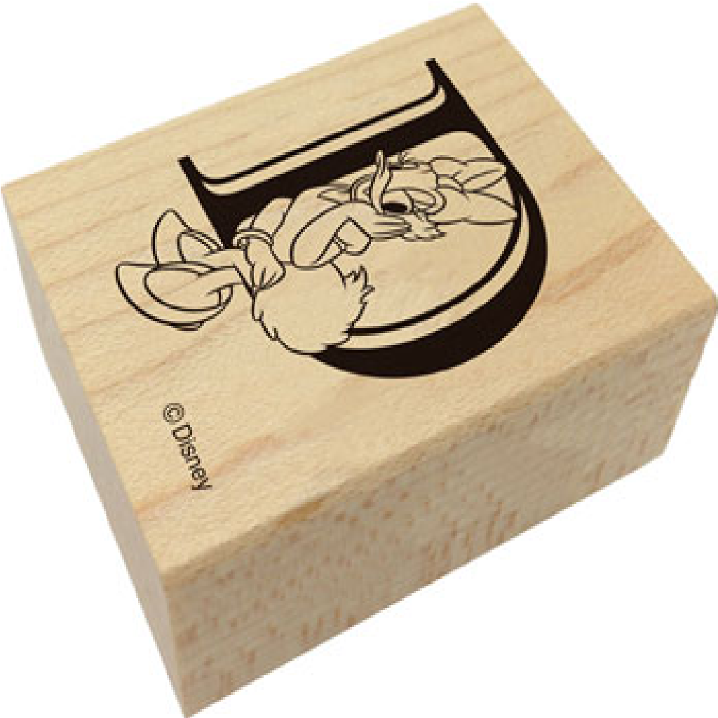Daisy Duck Rubber Stamp - D Alphabet