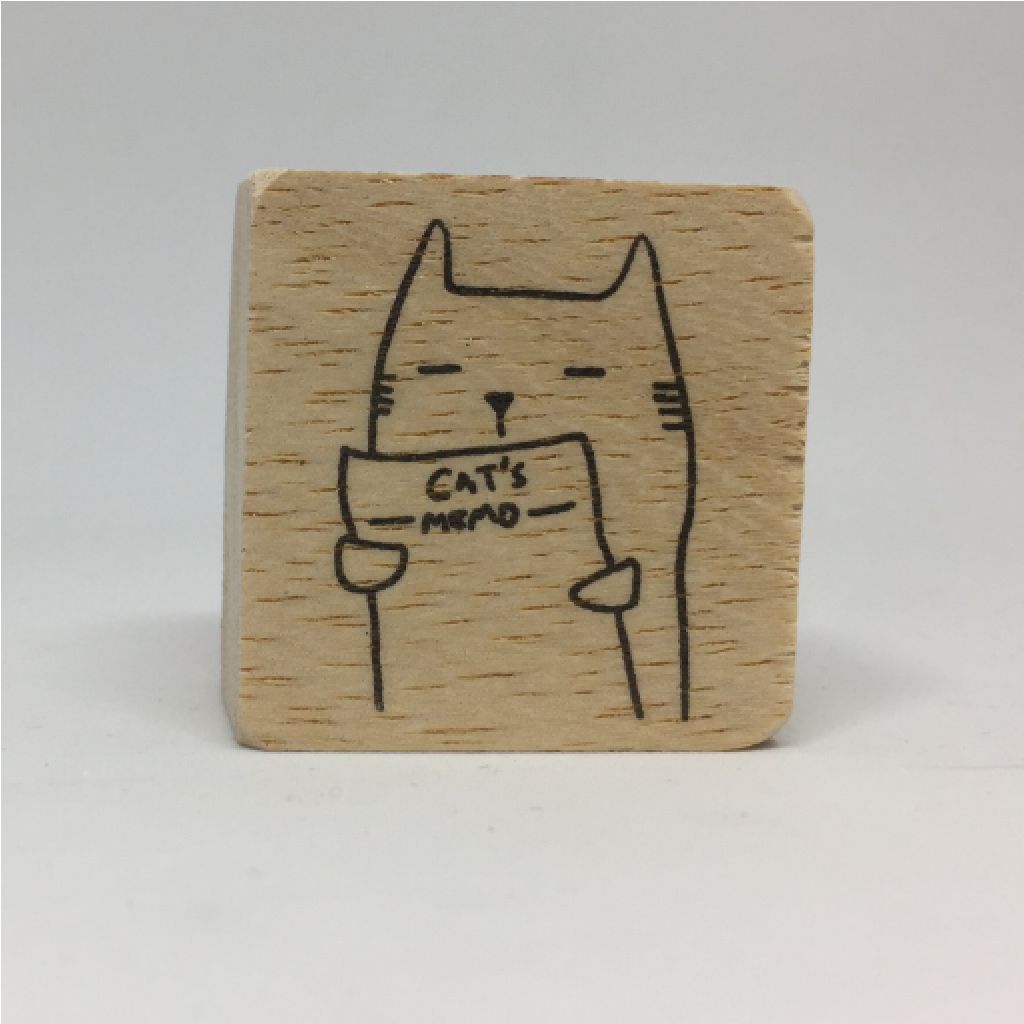 Catdoo - Cats Memo Rubber Stamp