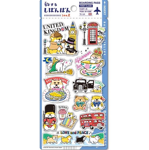 Mind Wave Shibanban London Sticker