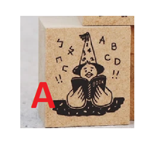 Rubber Stamp Bon Bon Stickers The Duck