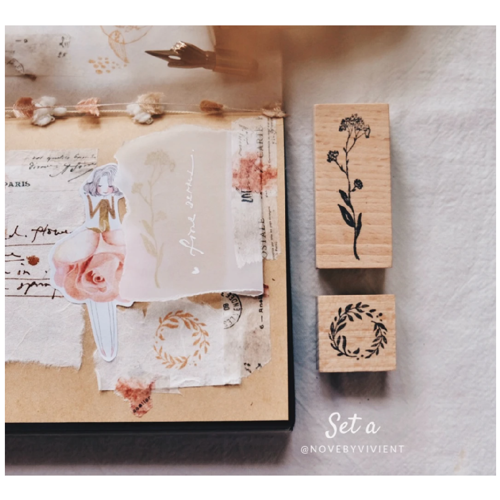 Nove Springtime Rubber Stamp Set A