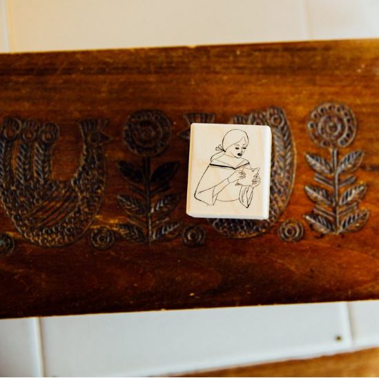 Stamp La Dolce Vita - Reading Letter Girl