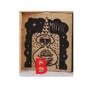 Rubber Stamp Bon Bon Stickers The Duck