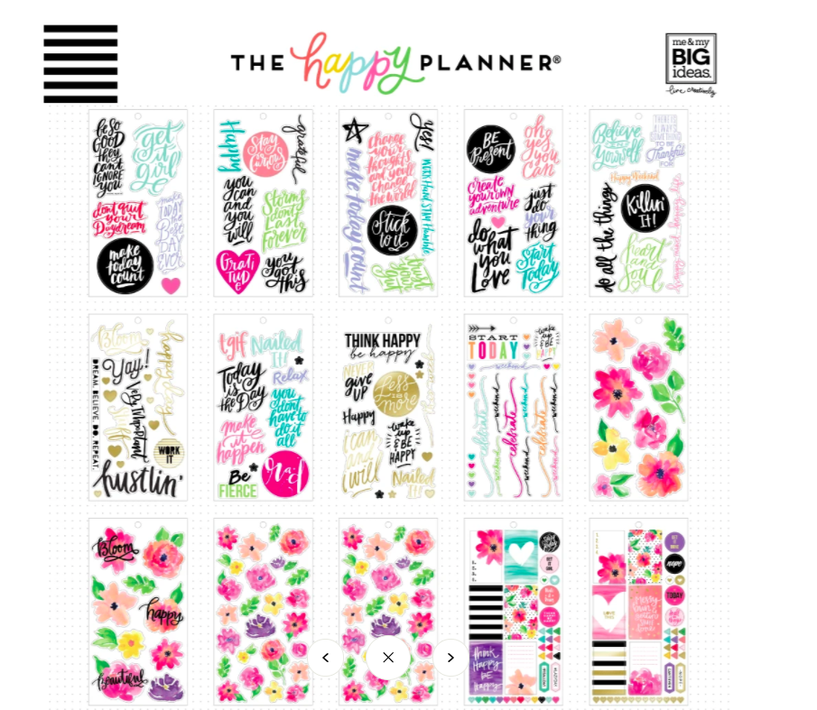 Happy Planner Sticker Pack Today Is The Day 1234