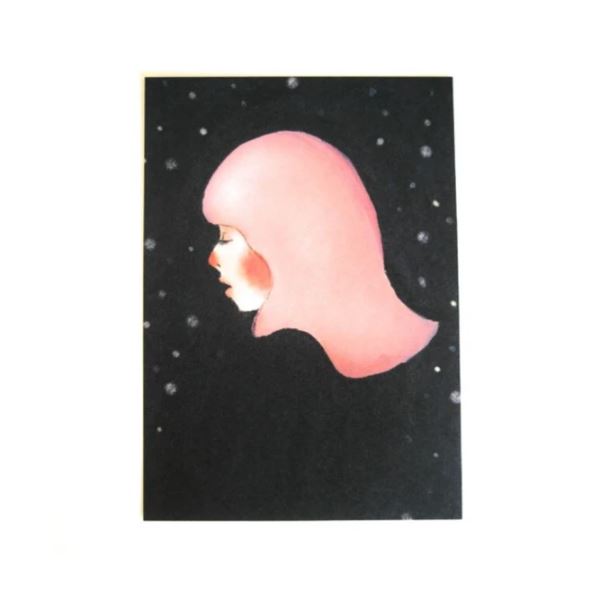 La Dolce Vita Postcard - Pink Hair