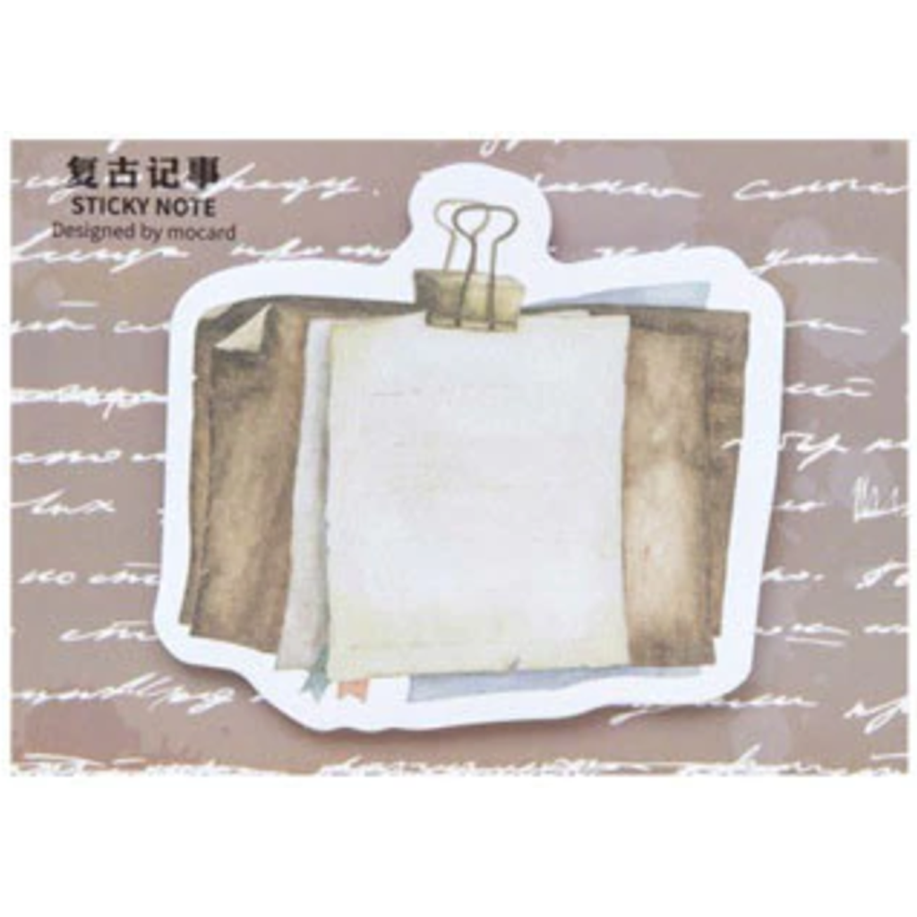 Retro Office Sticky Note Mocard - 2