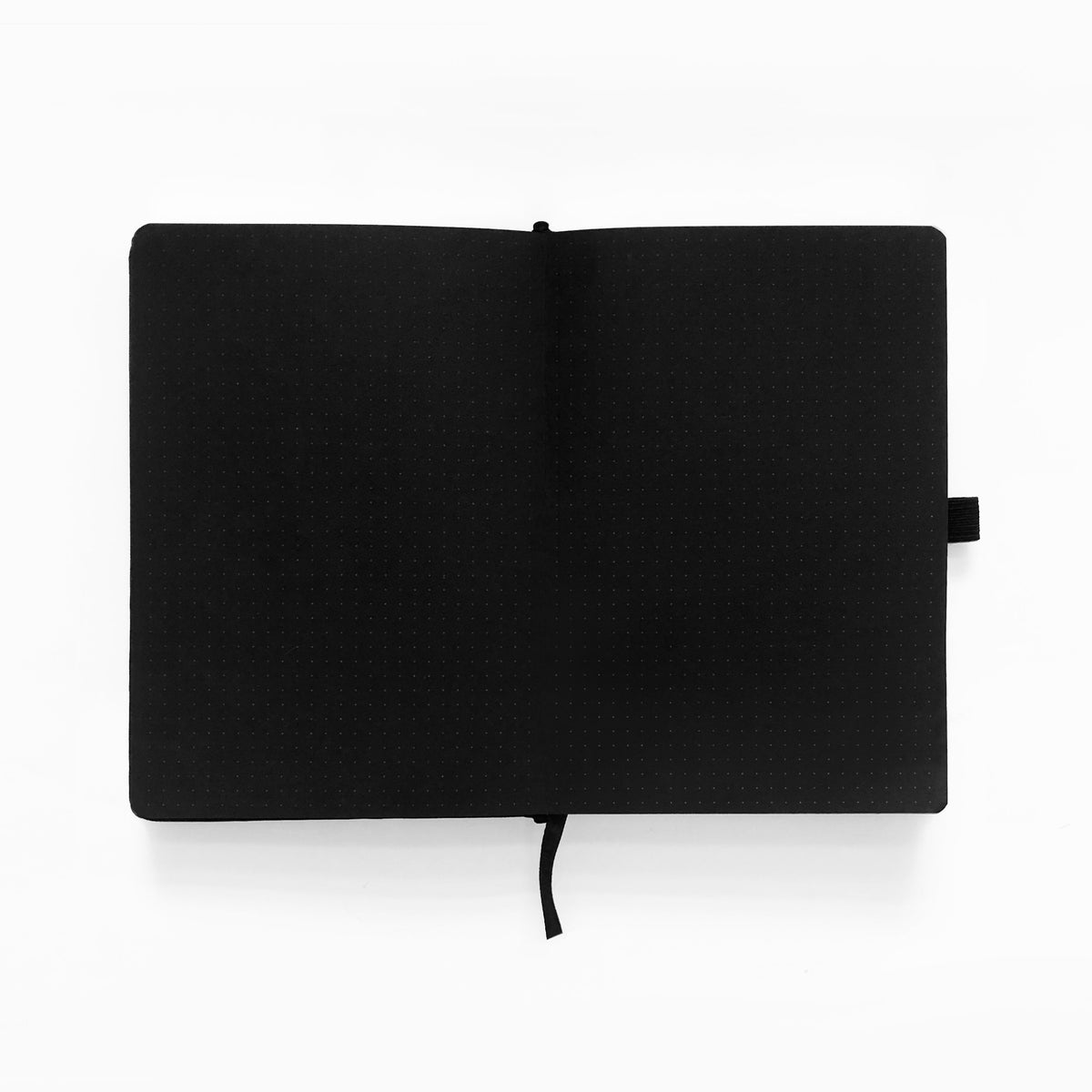 A5 Crescent Moon Blackout Dot Grid Notebook