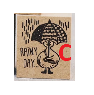 Rubber Stamp Bon Bon Stickers The Duck