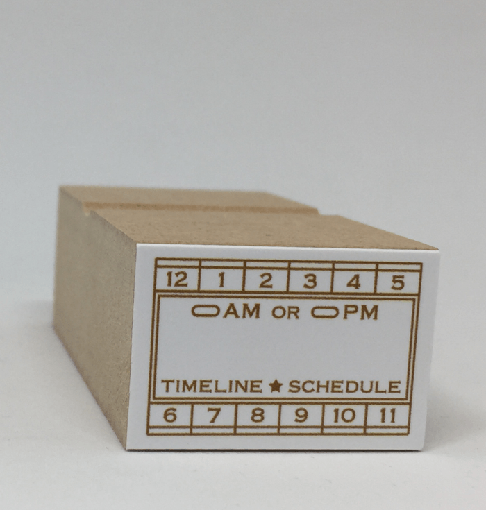OSP Japan Rubber Stamp - Timeline Schedule