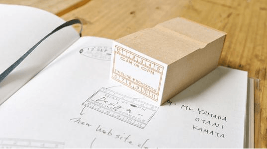 OSP Japan Rubber Stamp - Timeline Schedule