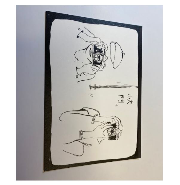 La Dolce Vita Postcard - Camera