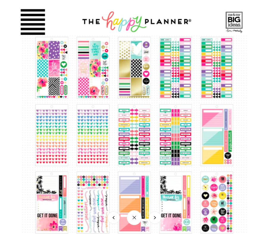 Happy Planner Sticker Pack Today Is The Day 1234