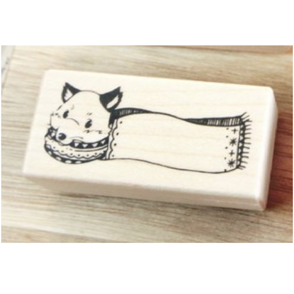 Maruco Art Rubber Stamp - Winter Animal 1pc