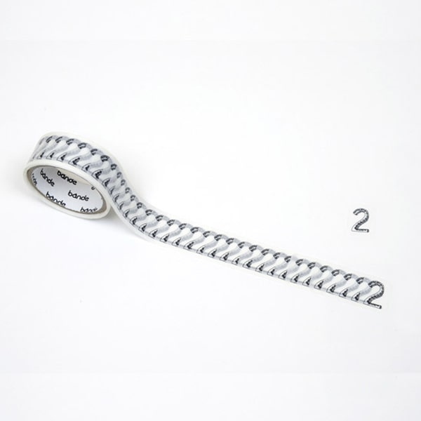 Bande Box Masking Roll Sticker Number 2