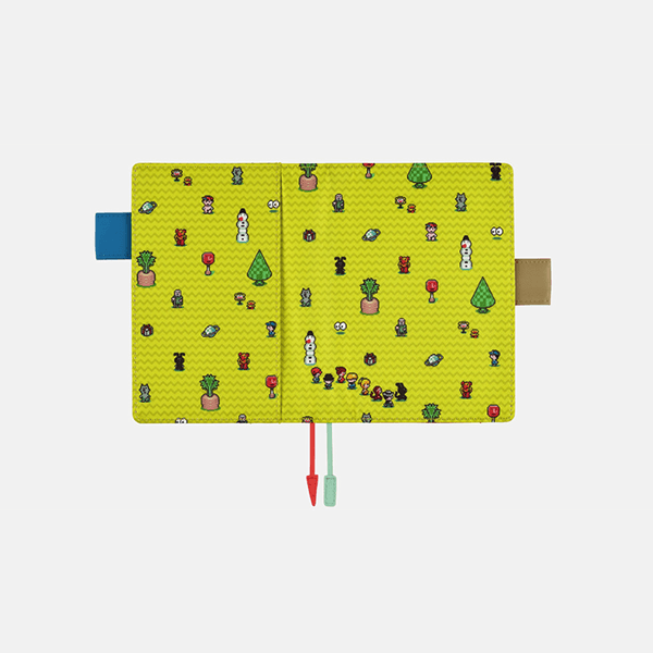 Hobonichi A6 Size Cover Mother 2 This is Magicant Pattern