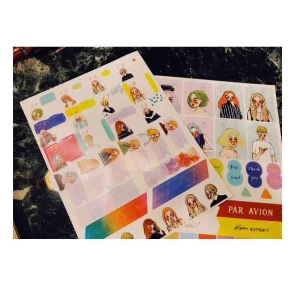La Dolce Vita Sticker Daily Notes Girl