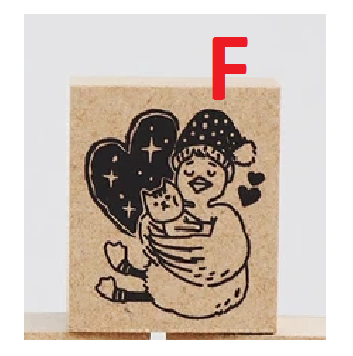 Rubber Stamp Bon Bon Stickers The Duck