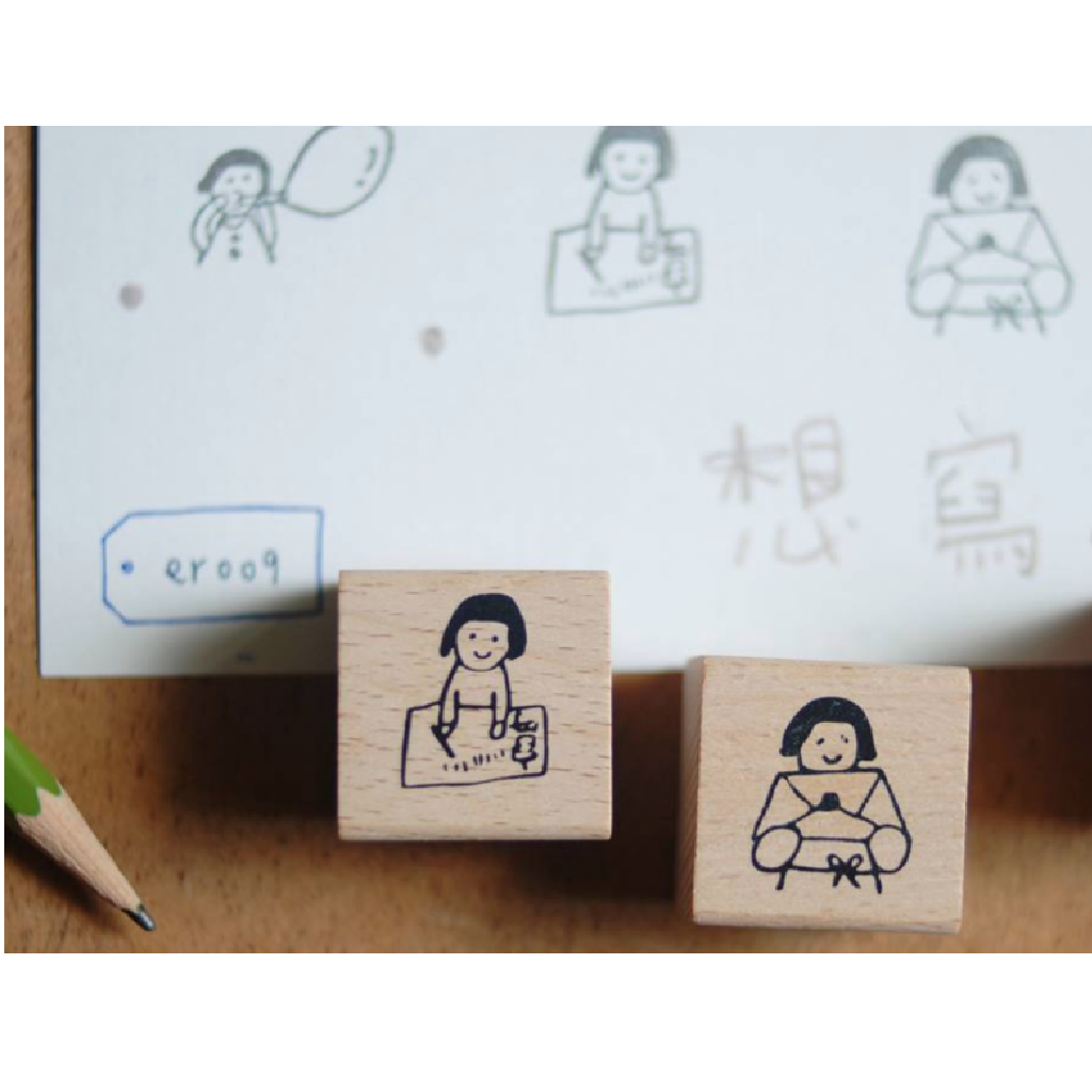 Evakaku Rubber Stamp Set 3 - Daily Study