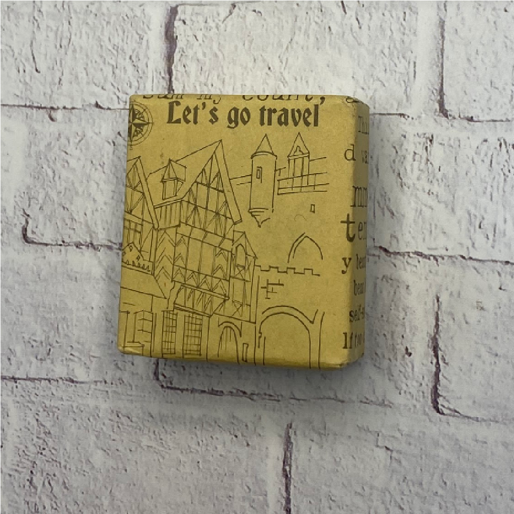 Moodtape Rubber Stamp - Lets Go Travel B