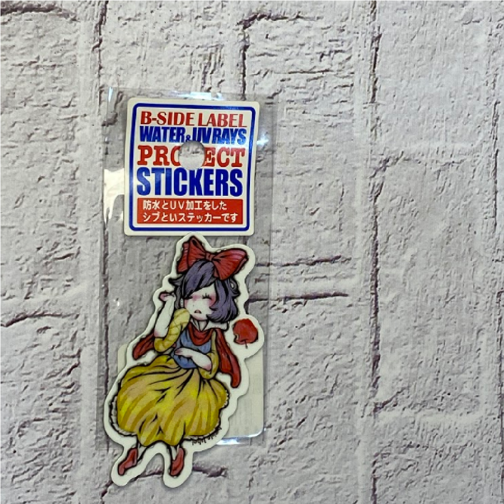 Snow White B-Side Label Sticker