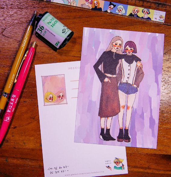 La Dolce Vita Postcard - Embrace