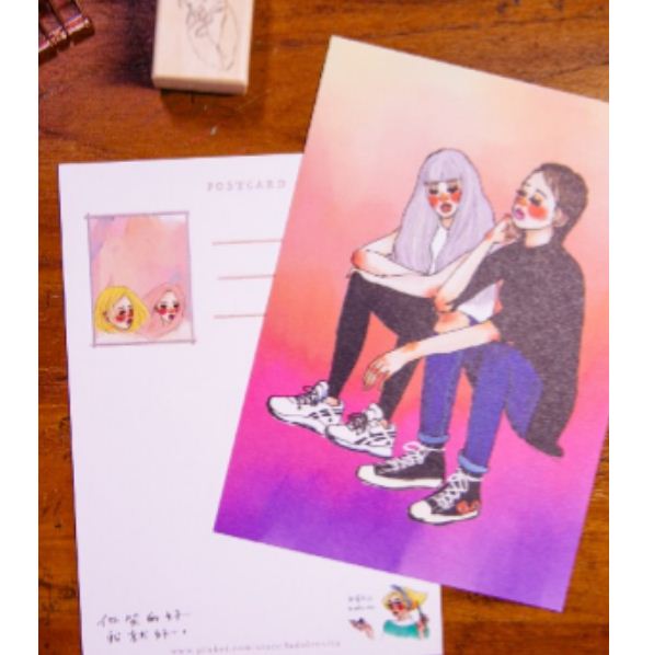 La Dolce Vita Postcard - Sporty