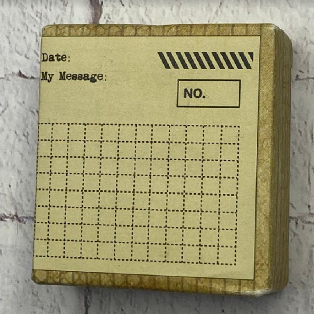 Moodtape Rubber Stamp - My Message