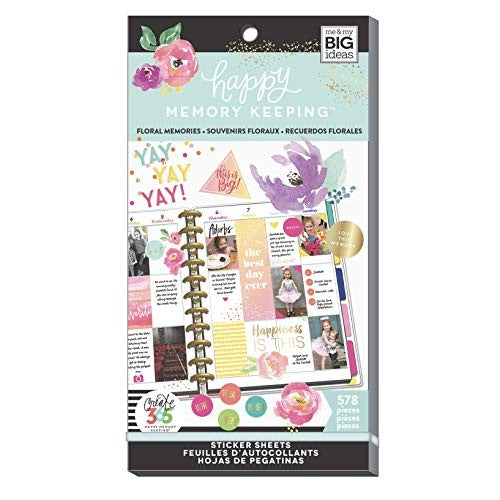Happy Planner Sticker Pack Floral Memories 578