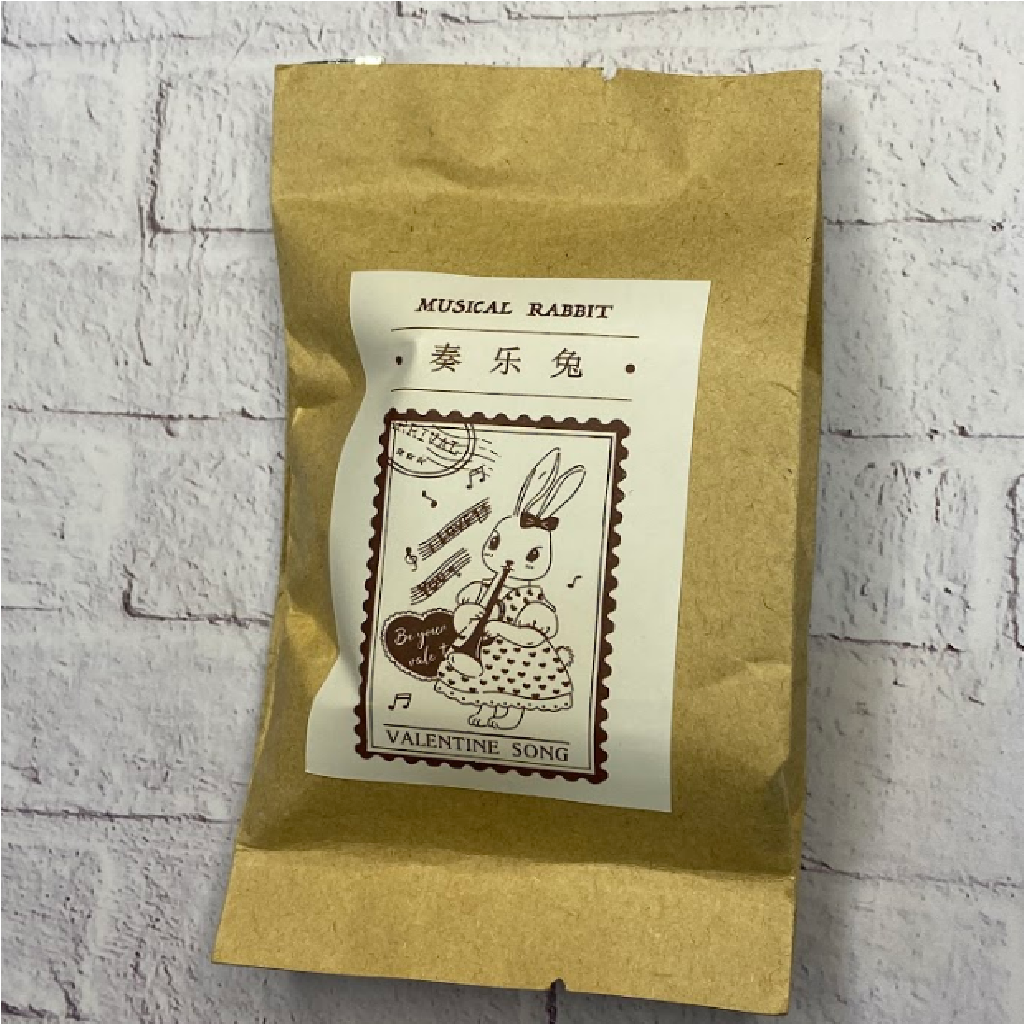 My City Rubber Stamp - Musical Rabbit