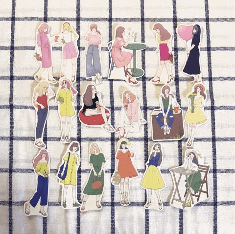 Starlululu My Handbook Life Girl Sticker Set