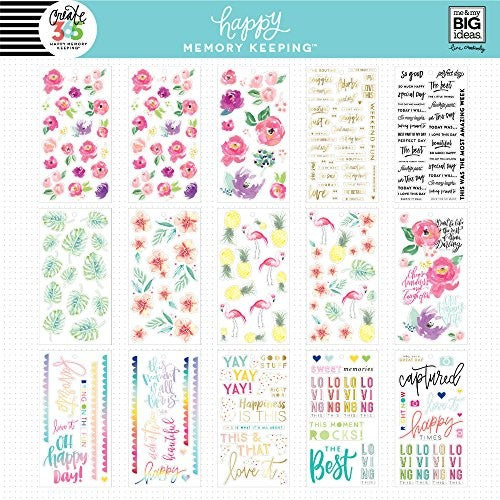 Happy Planner Sticker Pack Floral Memories 578