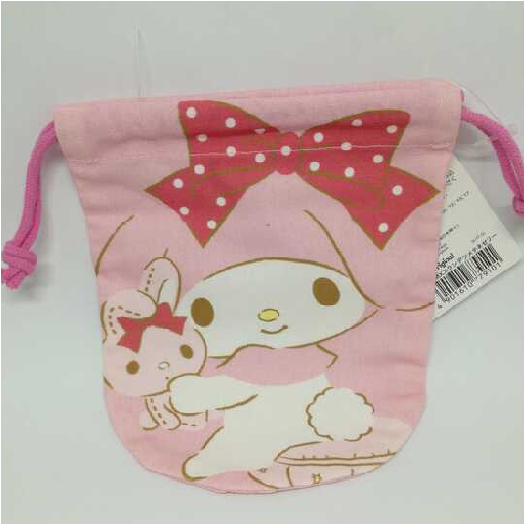 Pouch Mini Pink My Melody Drawstring