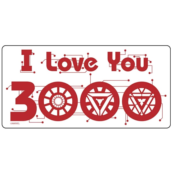 Avengers End Game Die-Cut Sticker ILY 3000