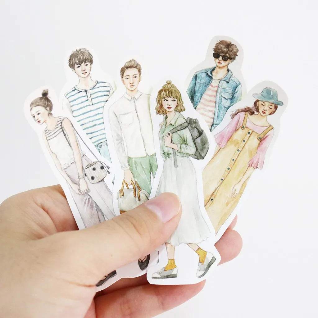 BonBon Sticker Couples Wear Special 6 Stickers Set