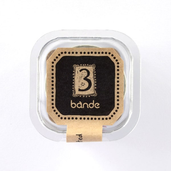Bande Box Masking Roll Sticker Number 3