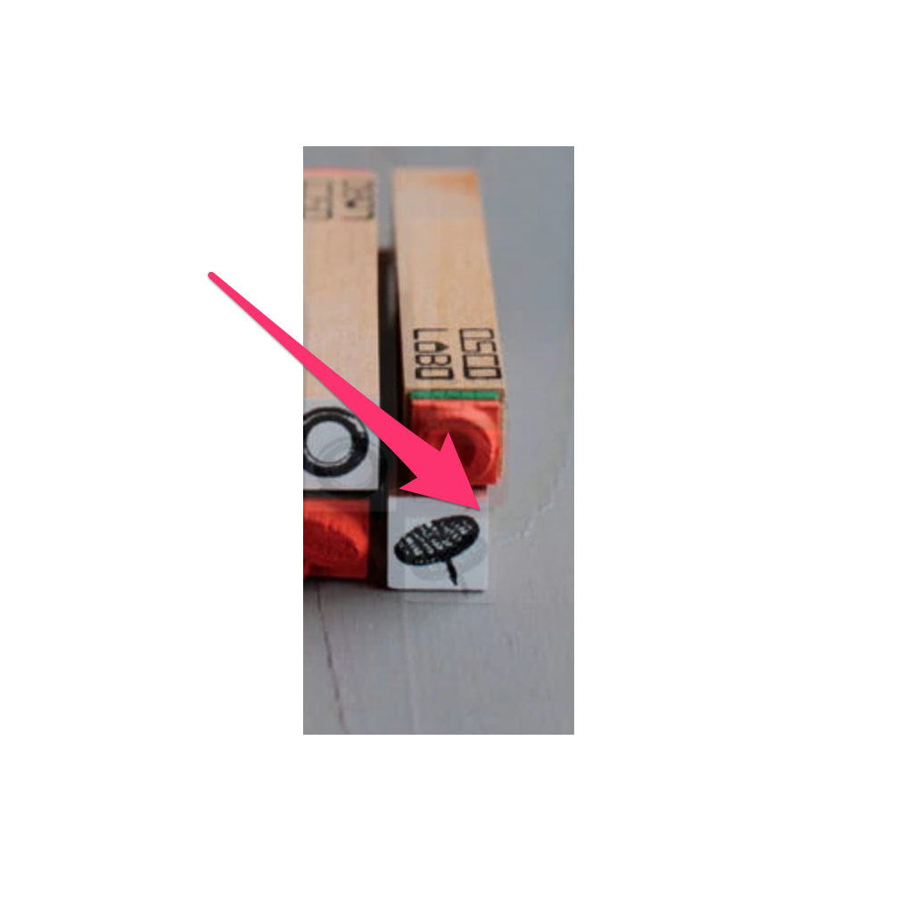 Oscolabo Rubber Stamp - Thumbtack