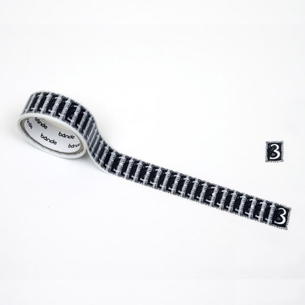 Bande Box Masking Roll Sticker Number 3