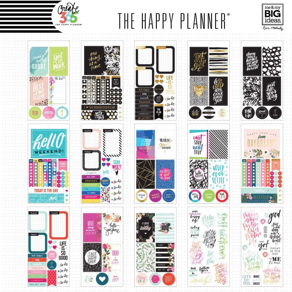 Happy Planner Sticker Pack Color Story 459