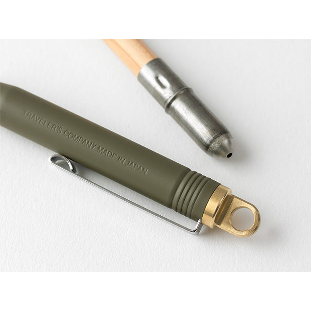 Traveler&#39;s Factory Olive Brass Ballpoint Pen LIMITED EDITION