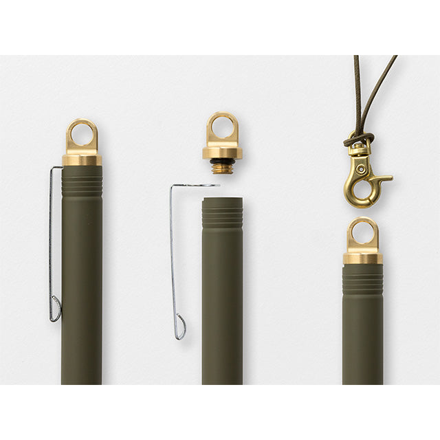 Traveler&#39;s Factory Olive Brass Ballpoint Pen LIMITED EDITION