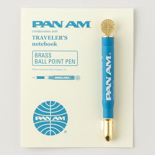 TRAVELER&#39;S Notebook X PAN AM Brass Ballpoint Pen
