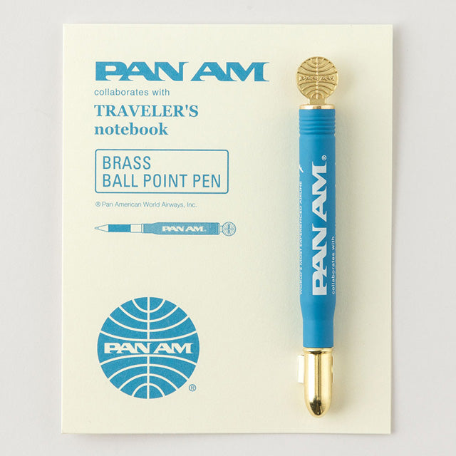 TRAVELER'S Notebook X PAN AM Brass Ballpoint Pen