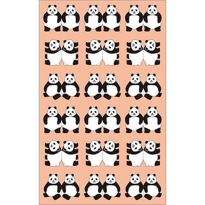 Mind Wave Sticker Index Seal A Cute Panda
