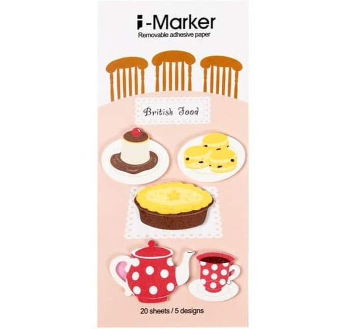 Sticky Note I - Marker Food Themes